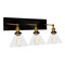 Cwi Lighting Eustis 3 Light Wall Sconce With Black & Gold Brass Finish 9735W24-3-101 - alternate 1